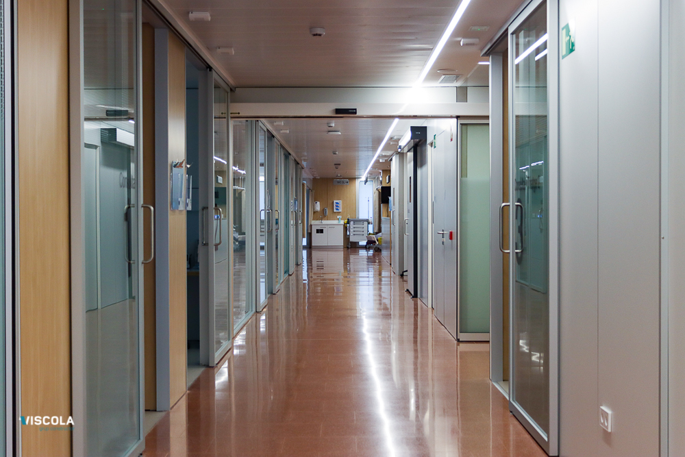 Entrada nou Servei d'Urgències de l'Hospital de Berga fet per Viscola